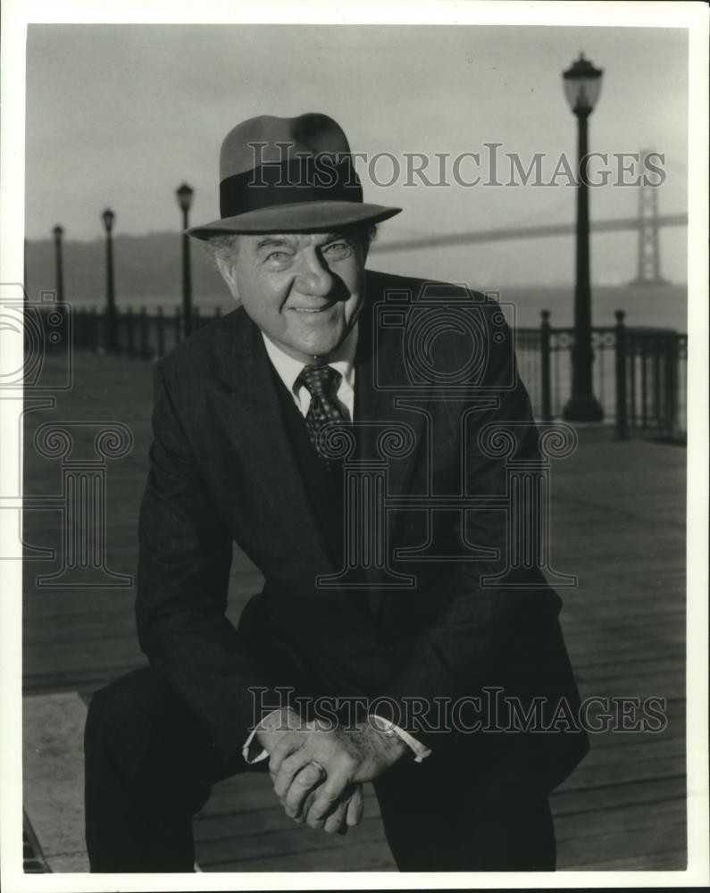 1991 Press Photo Karl Malden in Back to the Streets of San Francisco, on NBC.