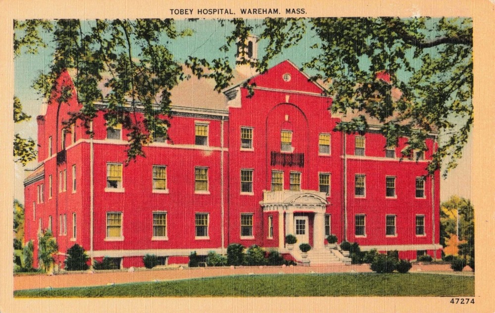 Tobey Hospital - Wareham Massachusetts MA - Postcard