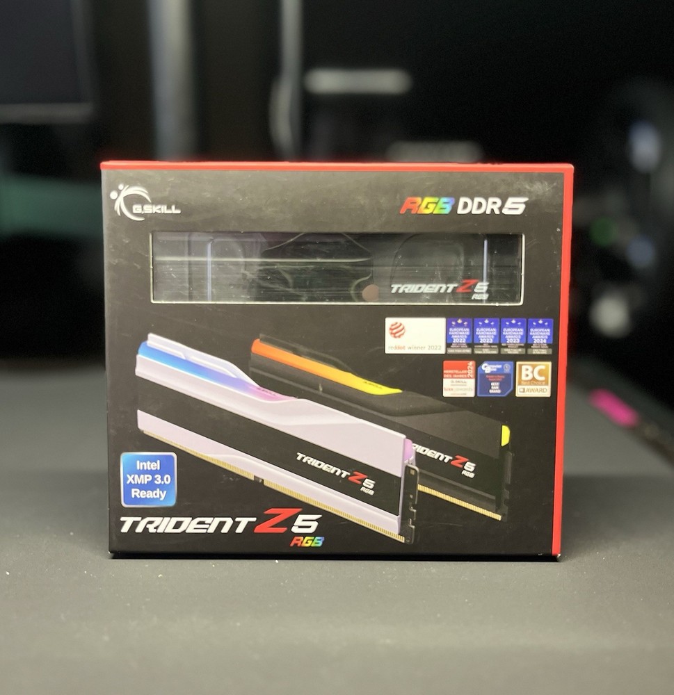 G. SKILL Trident Z5 RGB 64GB (32GBx2) PC5-51200 DDR5-6400 Memory RAM Kit TESTED