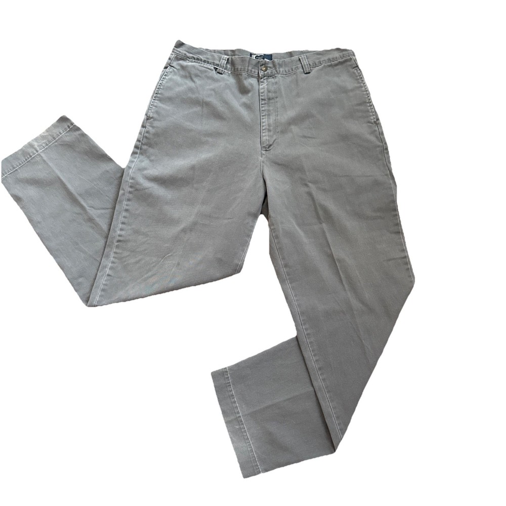 Vintage Polo Ralph Lauren Ethan Pants Men’s Blue Gray Pleated Chino 38x32