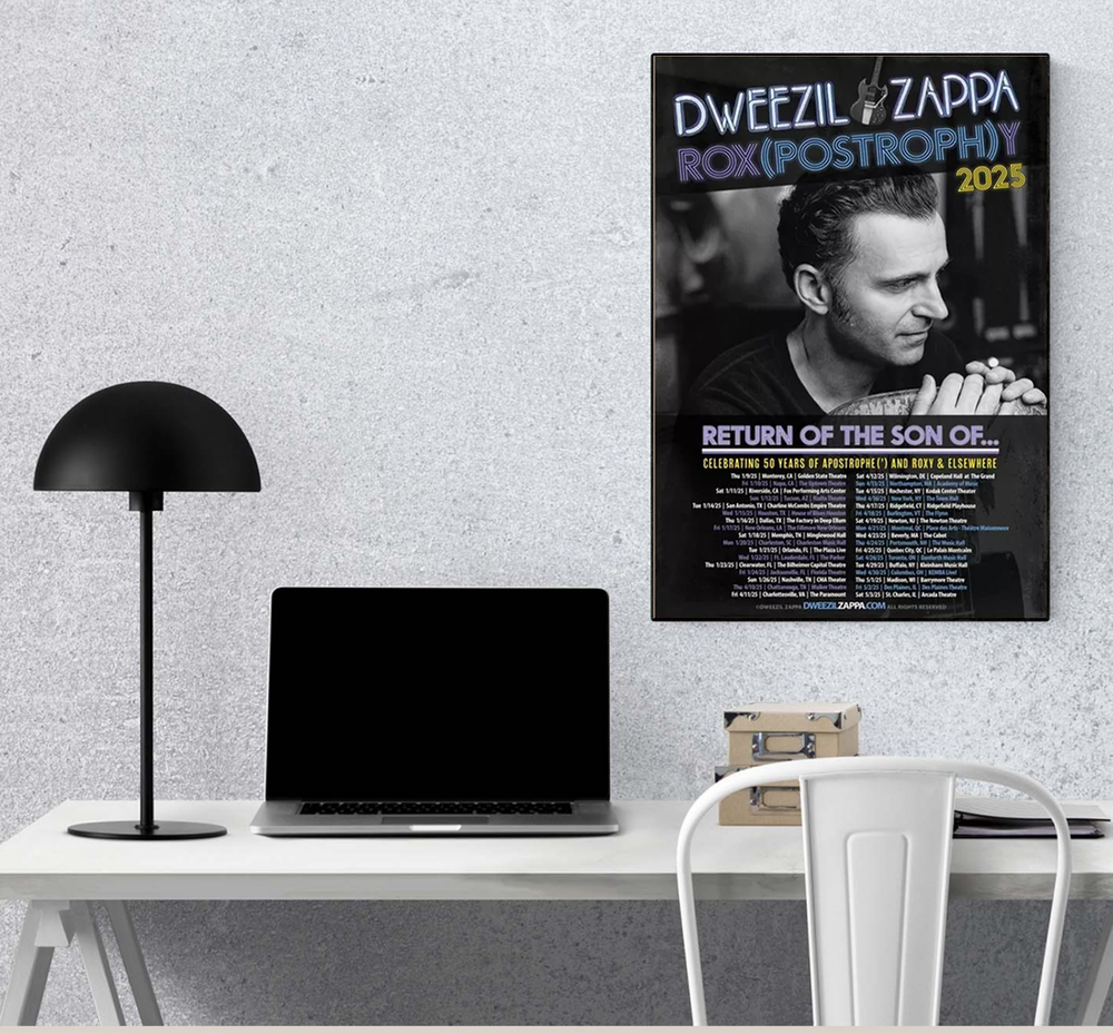 Dweezil Zappa Tour 2025 US Poster