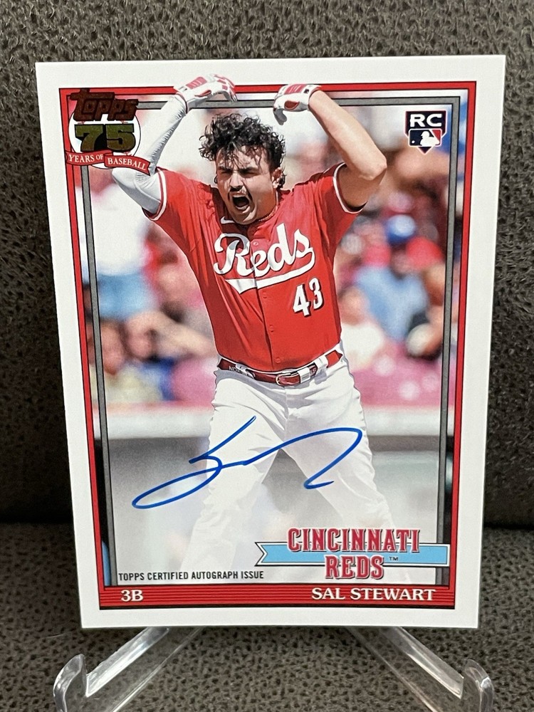 🔥Sal Stewart 2026 Topps Series 2 Rookie 1991 On Card Auto Cincinnati Reds