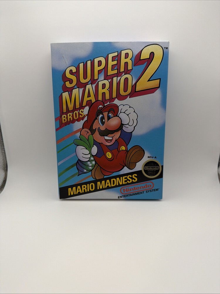 Super Mario Bros. 2 Nintendo NES Complete CIB Box Manual Super CRISP! Ships Fast