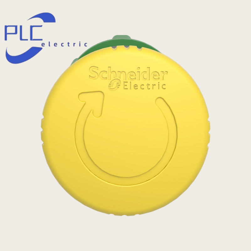 NEW Schneider Electric ZB5AS55 TETE ARRET D URGENCE Yellow, 22mm