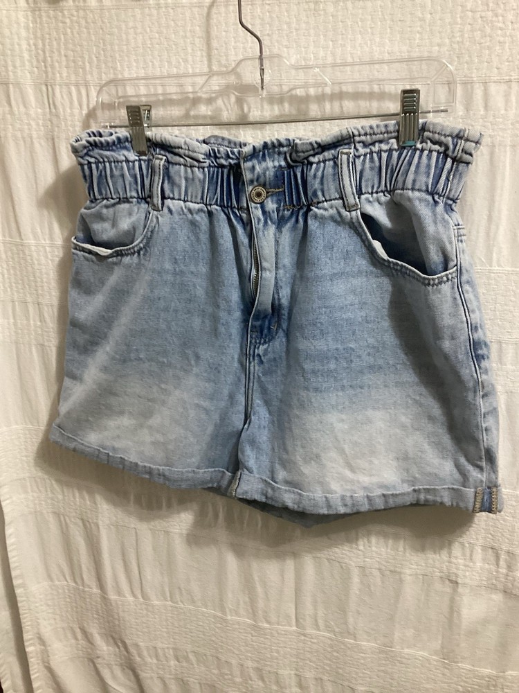 KanCan X Large Medium Wash High Rise Jean Shorts