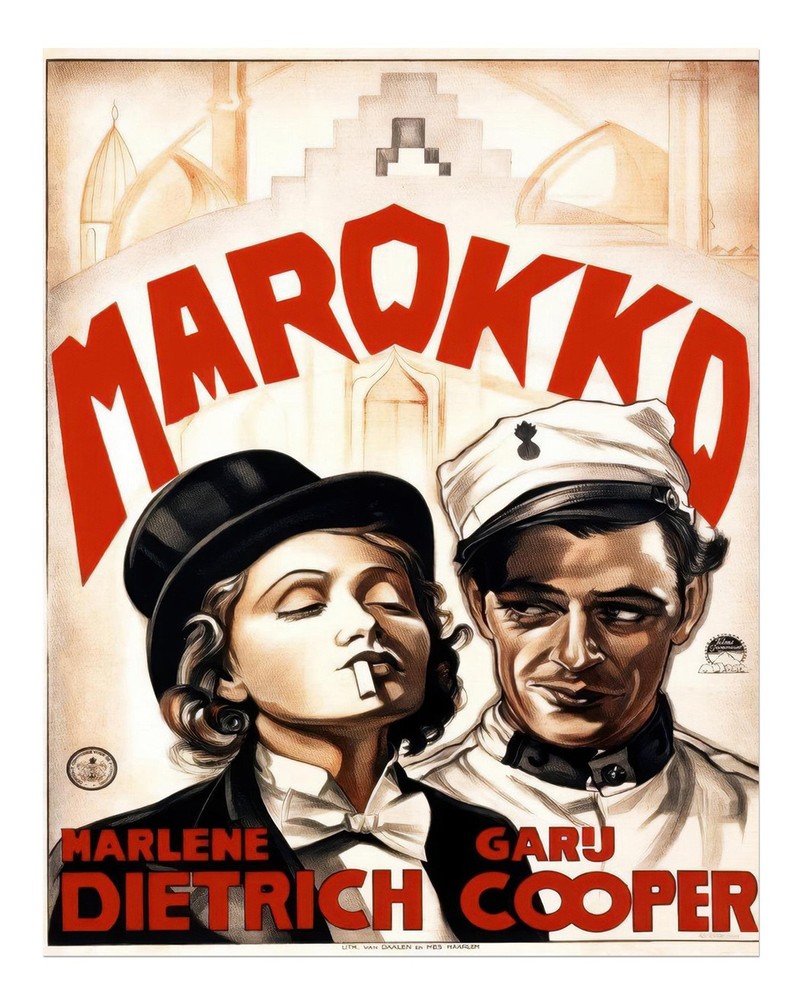 Vintage Marokko Poster Wall Art - Classic Movie Decor Premium Quality