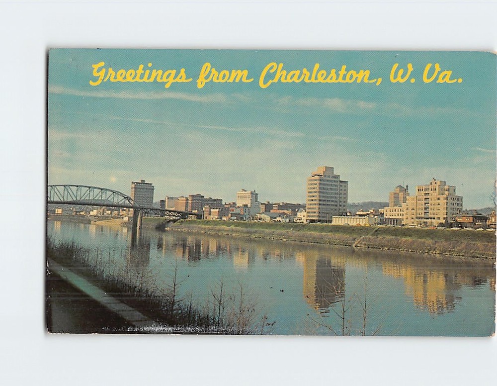 Postcard Greetings from Charleston West Virginia USA