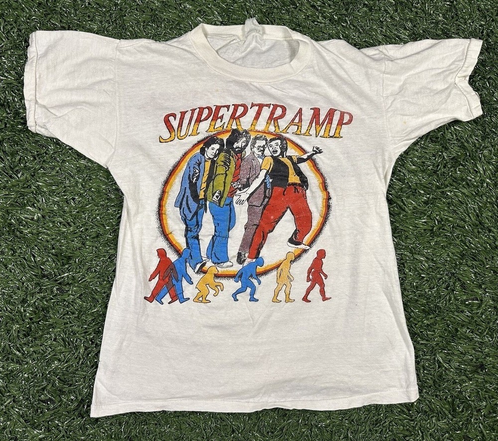 Retro Vintage Supertramp Tour Shirt 1979 Reprinted  All Size Shirt 21D1063