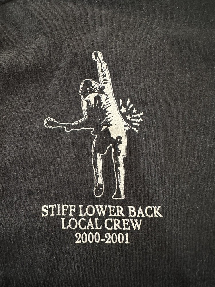 AC/ DC Stiff Upper Lip / Lower Back Tour 2000 Crew Member T-Shirt Size XL