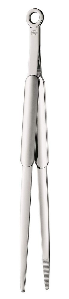 Rösle Stainless Steel Fine Tongs, 12.2-inch,Silver 12.2 inches