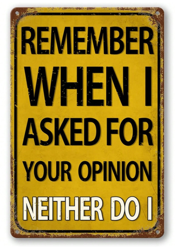 Vintage Metal Signs 8x12 Inch Bar Signs, Funny Tin Sign Posters Room Decor, Home