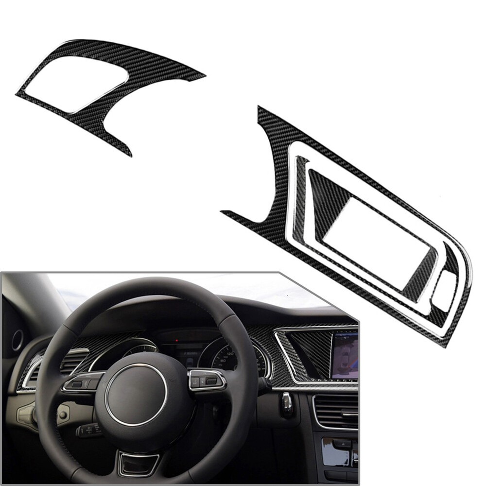 4 Pcs Interior Instrument Panel Cluster Meter Dashboard Trim For Audi A5 RS5 S5