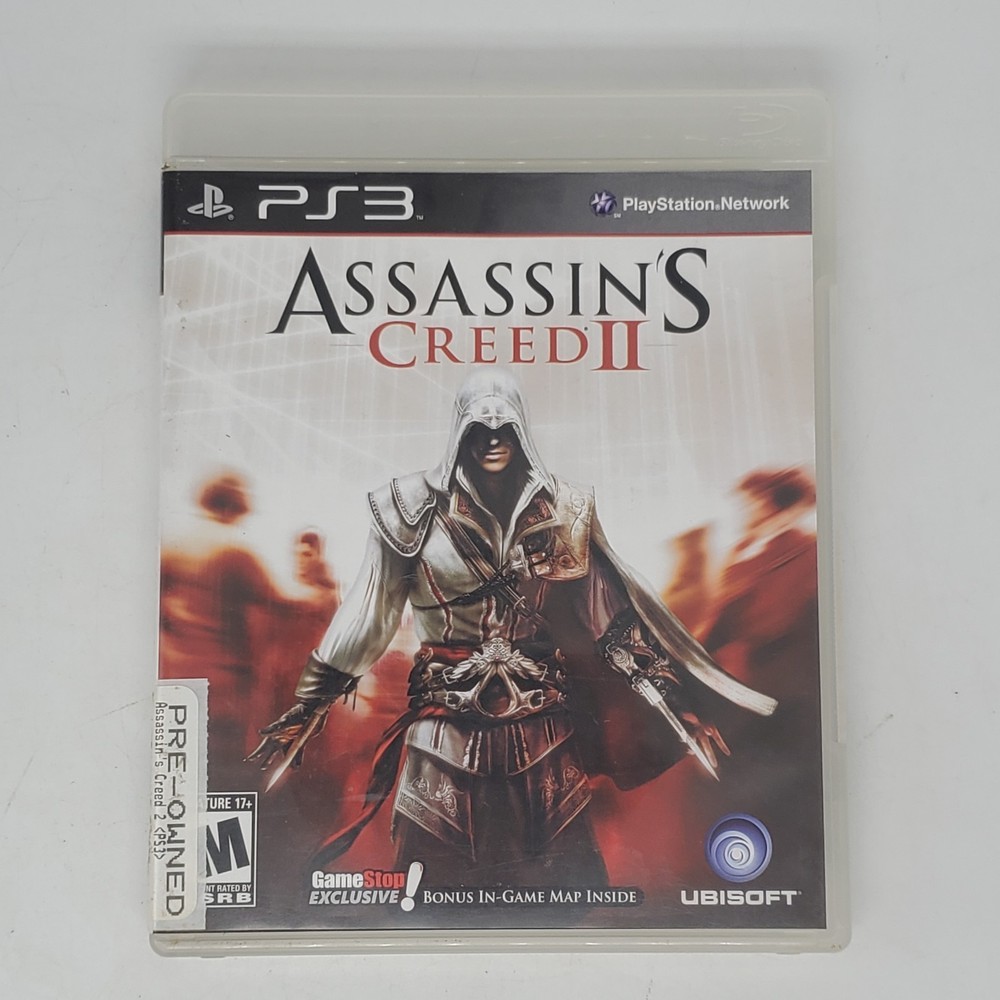 Assassin's Creed II 2 PS3 PlayStation 3 GameStop Edition Complete CIB w Inserts