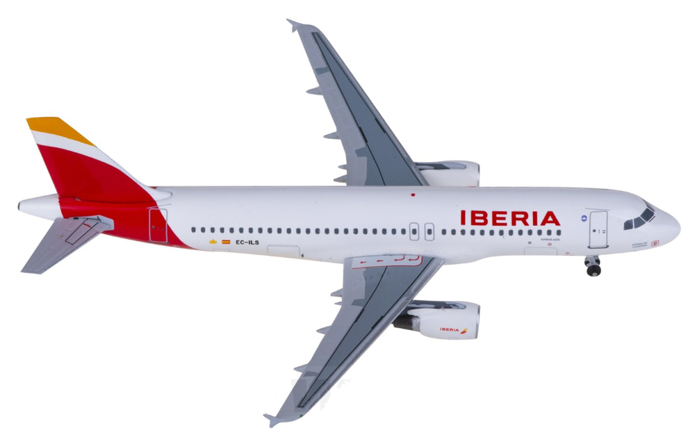 1:400 AeroClassics Iberia Airbus A320 Passenger Diecast Airplane Model
