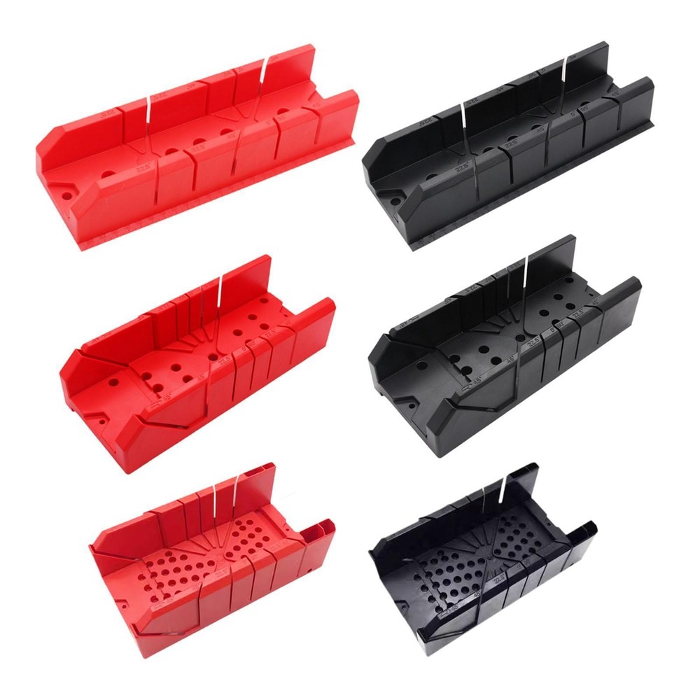 Professional Woodworking Mitre Box for Precise Angle Cutting and Clamping