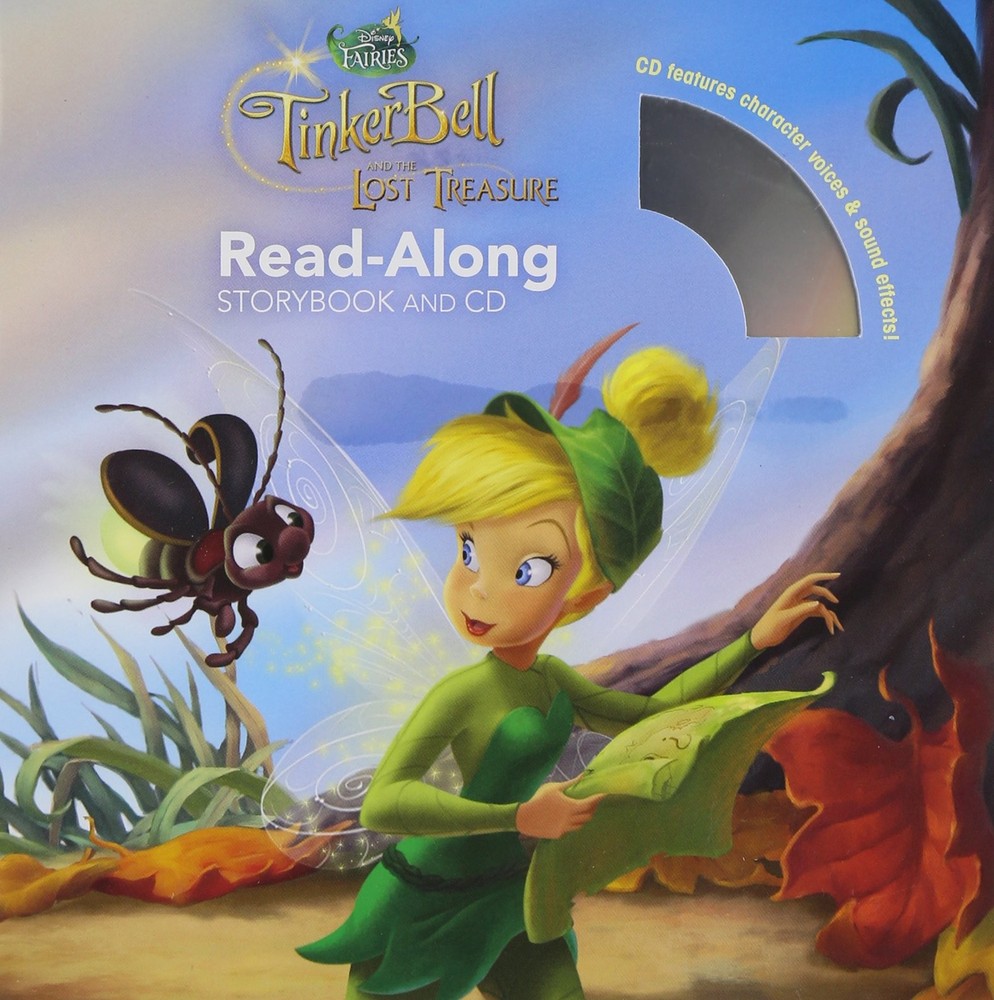Tinker Bell and the Lost Treasure Read-Along Storybook and CD - paperback Ro...