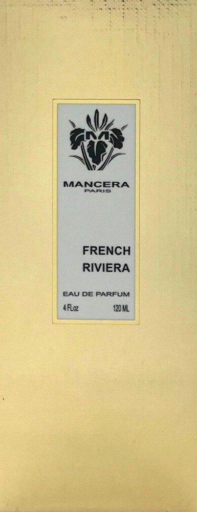 Mancera French Riviera Eau De Parfum Spray Unisex 4.0 Oz , Brand New, SEALED