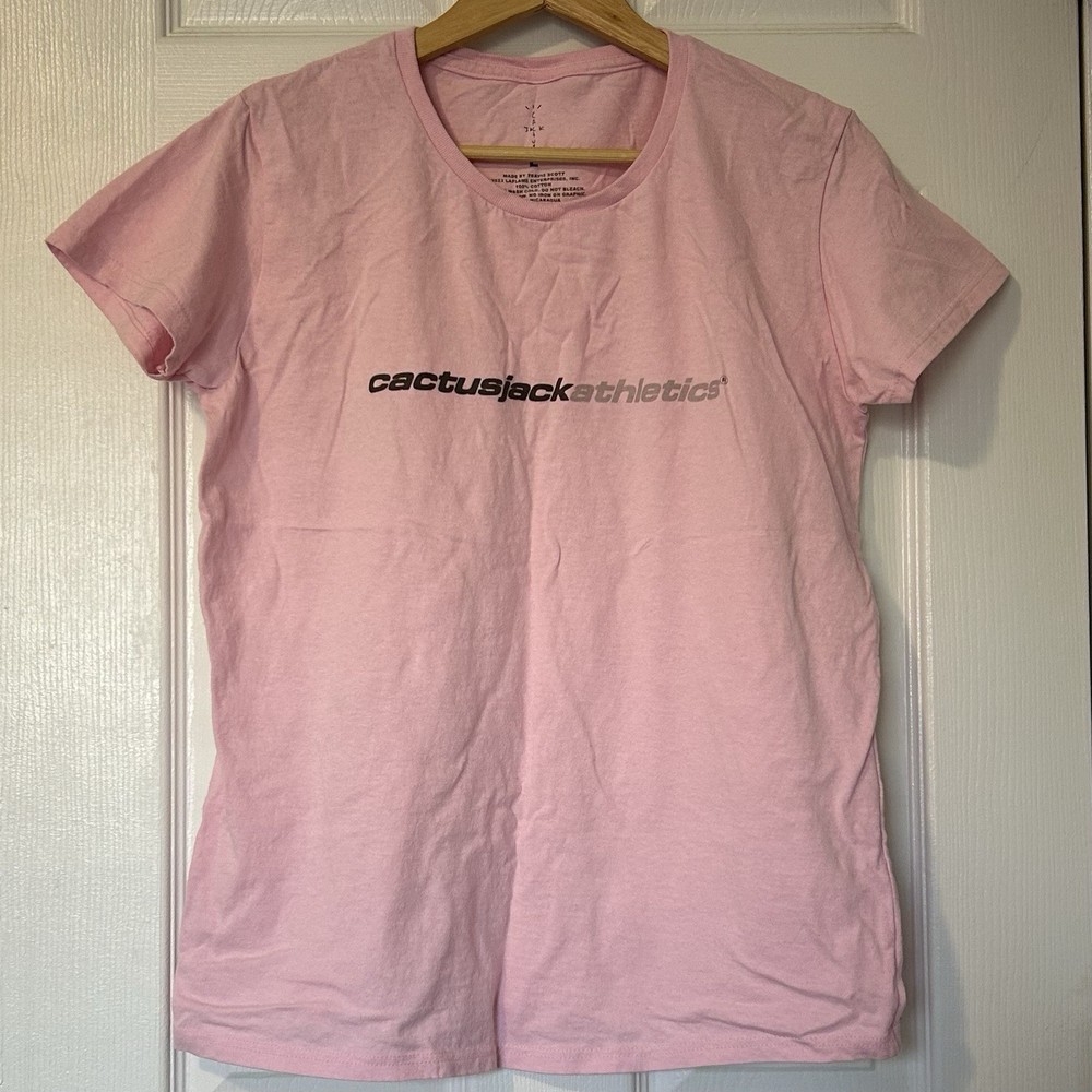 Travis Scott Cactus Jack Athletics Sample Cotton Pink T-Shirt