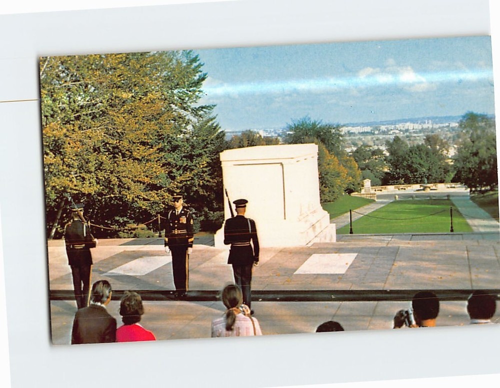 Postcard Tomb of the Unknown Soldier Arlington National Cemetery Virginia USA