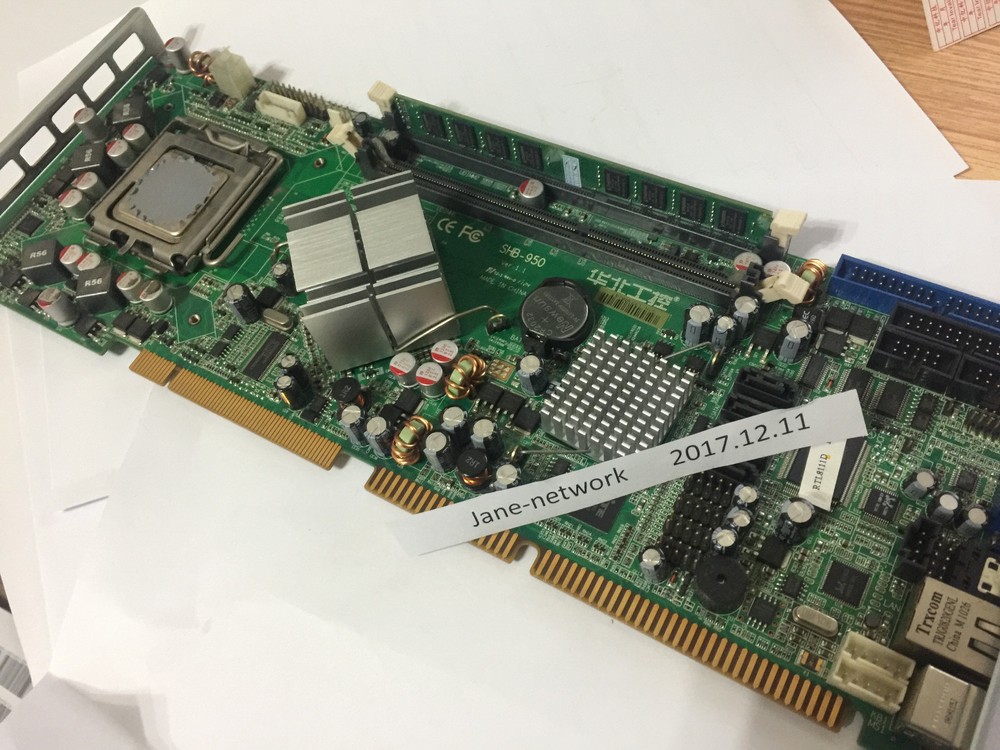 1PC 100% test SHB-950 VER 1.1 with cpu and RAM via DHL or Fedex fast shipping