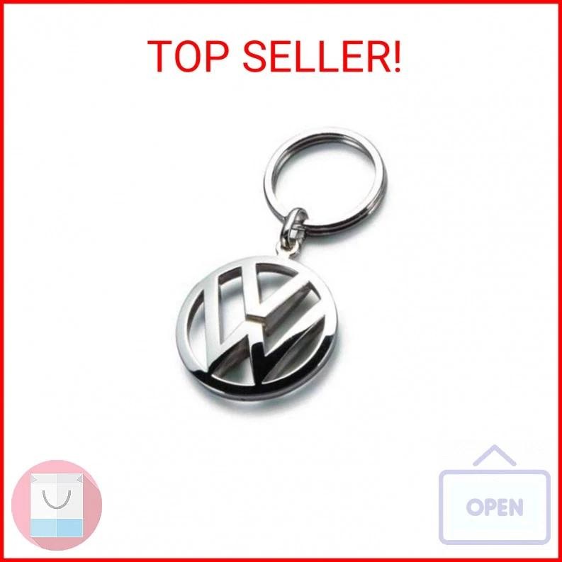 Volkswagen Metal Key Chain Keyring Fob Silver