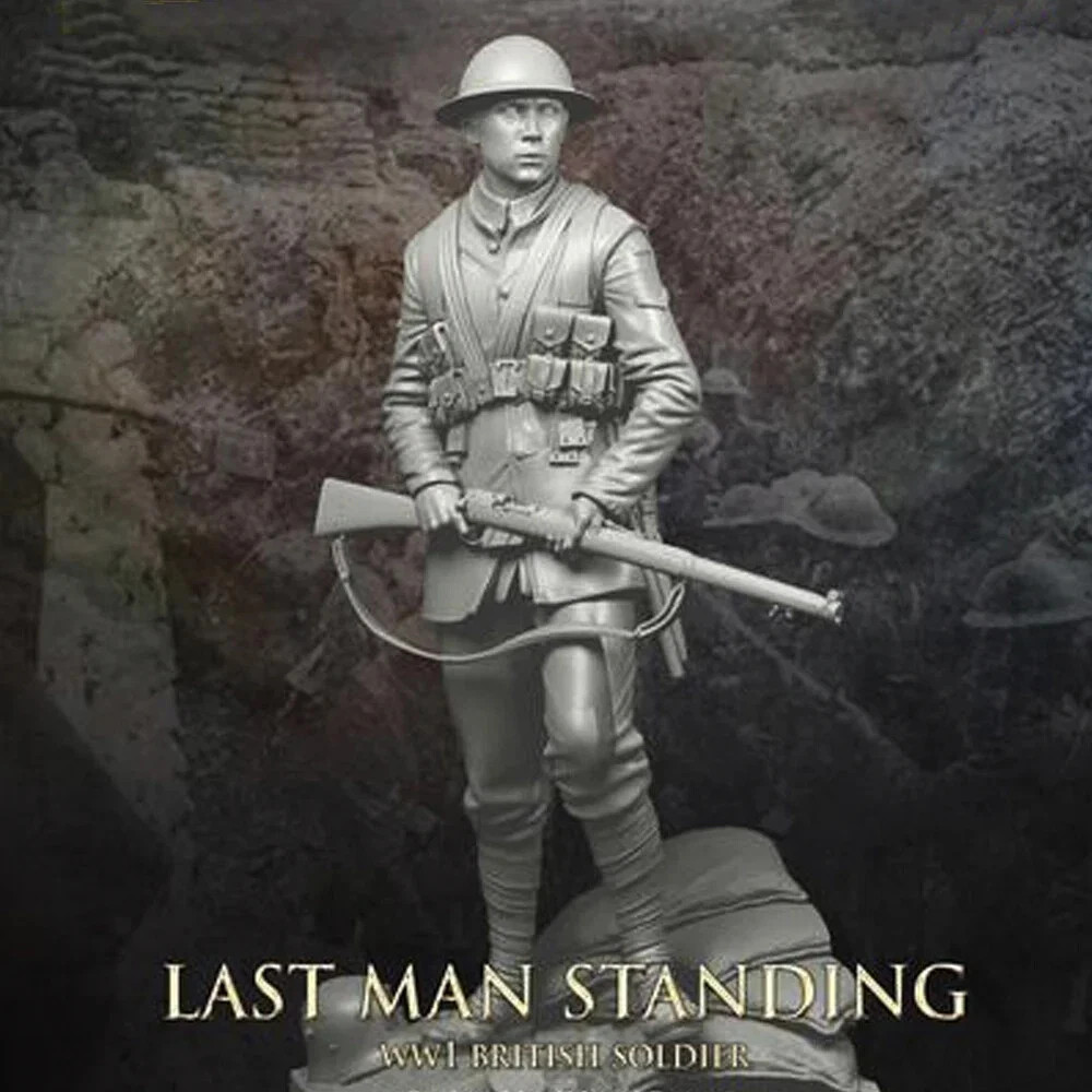 1/16 WWI Soldiers Resin Model Figures, Unassembled & Unpainted Kit