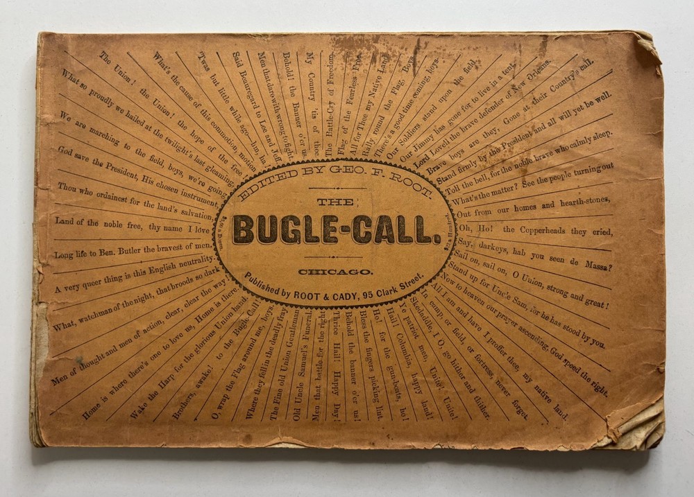The Bugle Call (1863) Civil War songbook, George F. Root, patriotic music