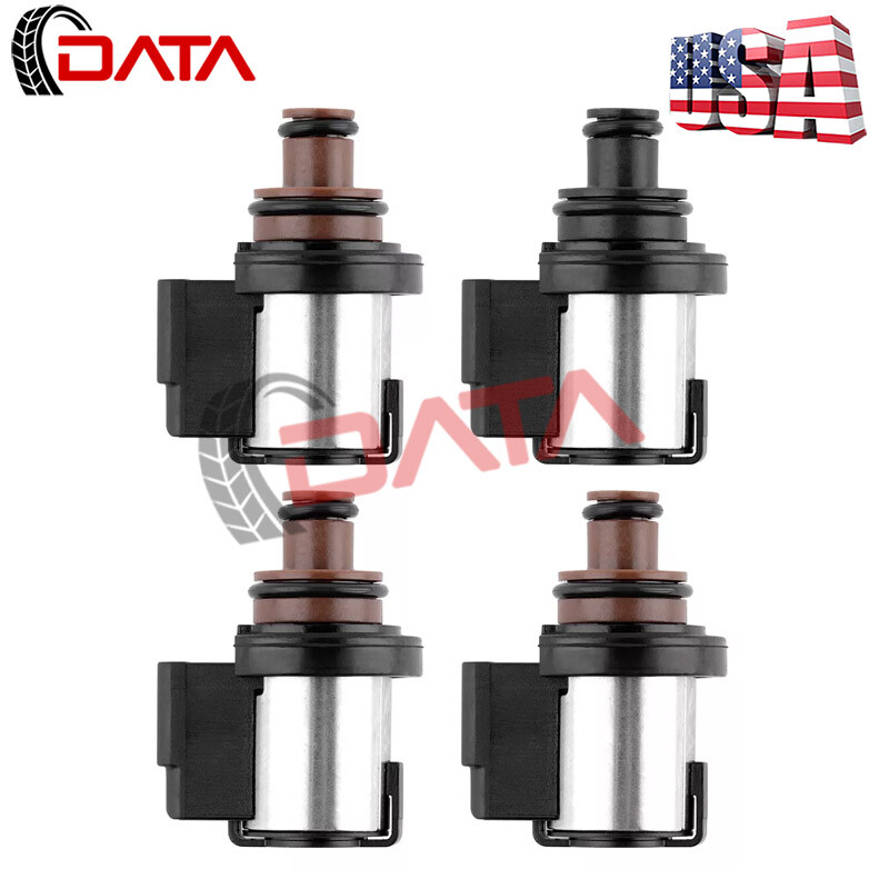 4Pcs Torque Converter Lock Up Solenoid Set For Subaru CVT TR580 TR690 2.5L