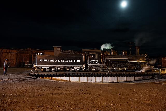 Durango Colorado 2015 Steam Locomotive Roundhouse Turntable Durango Silverton