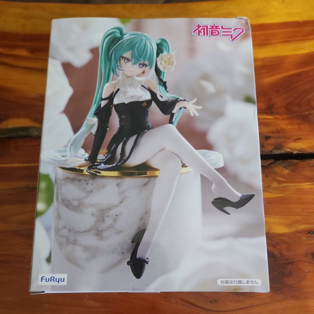 FuRyu Hatsune Miku Flower Fairy White Rose Noodle Stopper Figure New Boxed