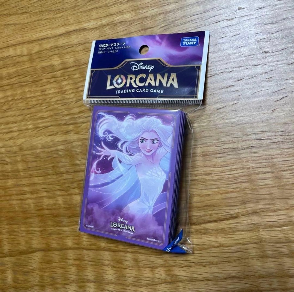 Japanese Version Disney Official Lorcana Card Sleeves Elsa