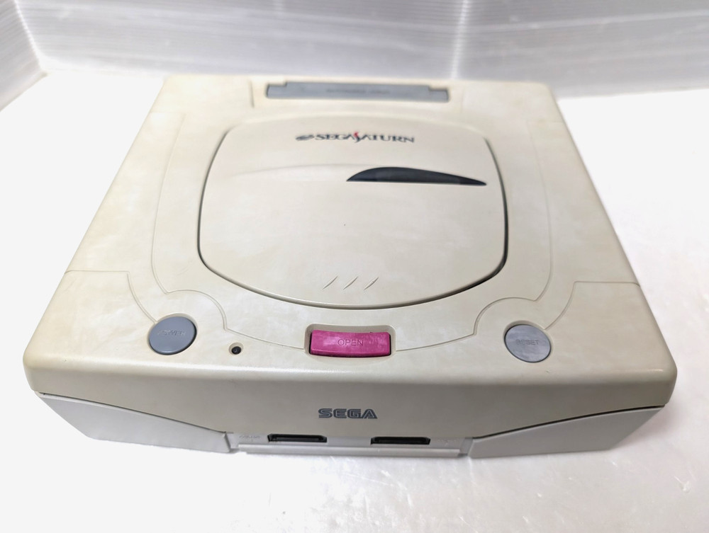 Sega Saturn White Console  ONLY JANK For parts or not working Japan