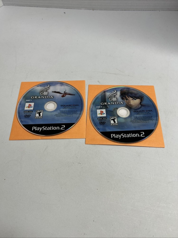 Grandia III Sony PlayStation 2, 2006, Square Enix Discs Only Tested