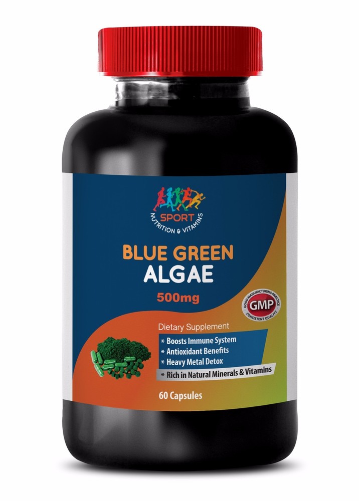 energy vitamins for women - ORGANIC BLUE GREEN ALGAE 500MG 1B - spirulina protei