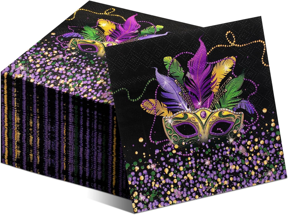 Napkins Paper Disposable Cocktail Beverage Napkins Guest Dinner Napkins for Holi