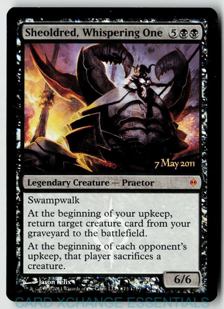 Sheoldred, Whispering One 73 Promo Prerelease Cards Magic: The Gathering Foil LP