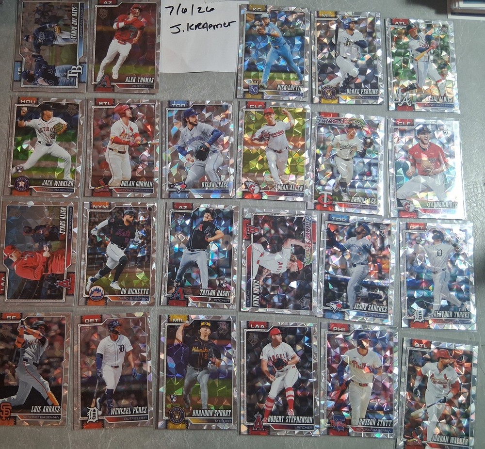 2026 Topps Series 2 Diamante Parallels Lot
