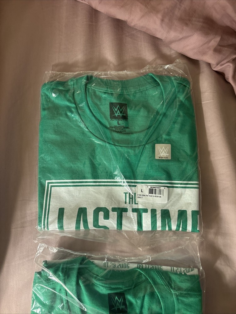 WWE Authentic John Cena Boston Massachusetts Celtics Shirt 2025 Farewell Tour