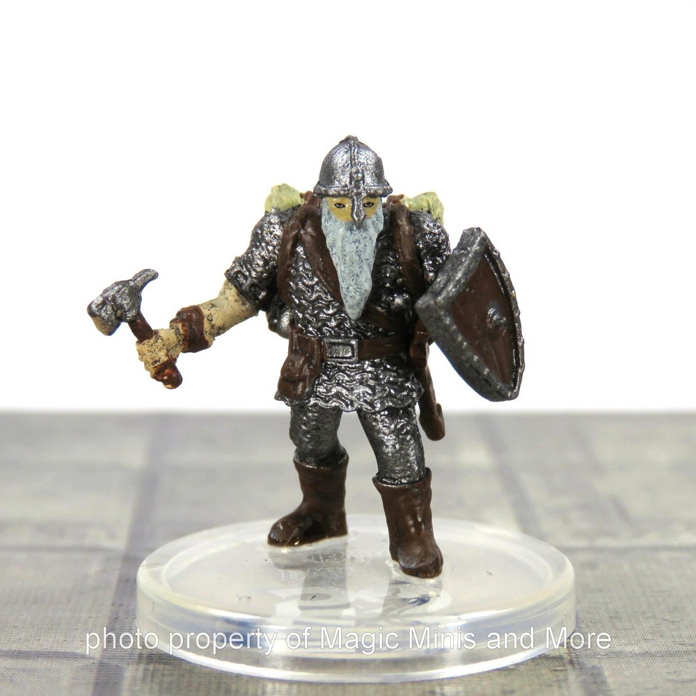50th Anniversary Dwarf 1E #13 D&D Icons of the Realms Miniature Figure  