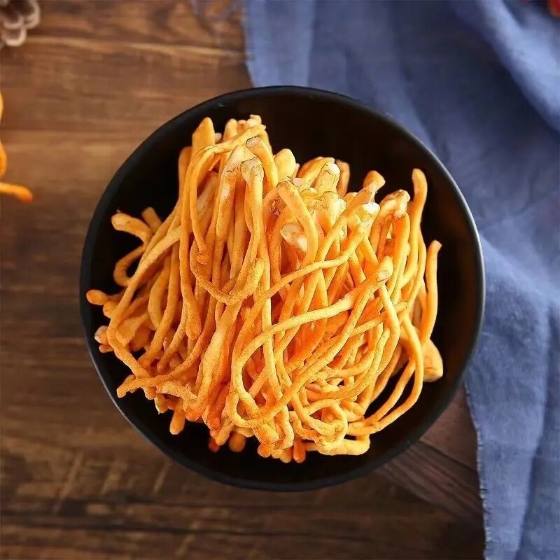 Organic Cordyceps Sinensis Dried Mushroom 500g Chinese Traditional Health Tea