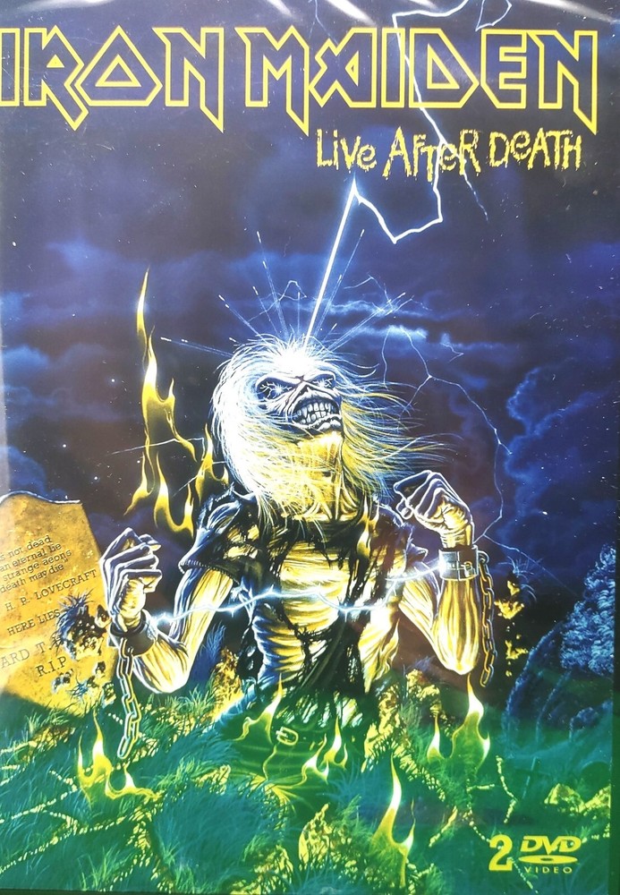 IRON MAIDEN LIVE AFTER DEATH [VIDEO] REGION 2 NEW DVD