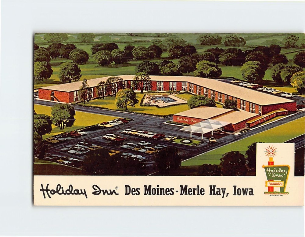 Postcard Holiday Inn Merle Hay Des Moines Iowa USA