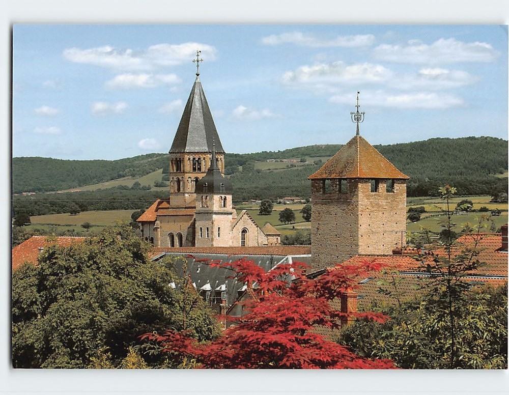 Postcard Cluny Abbey France