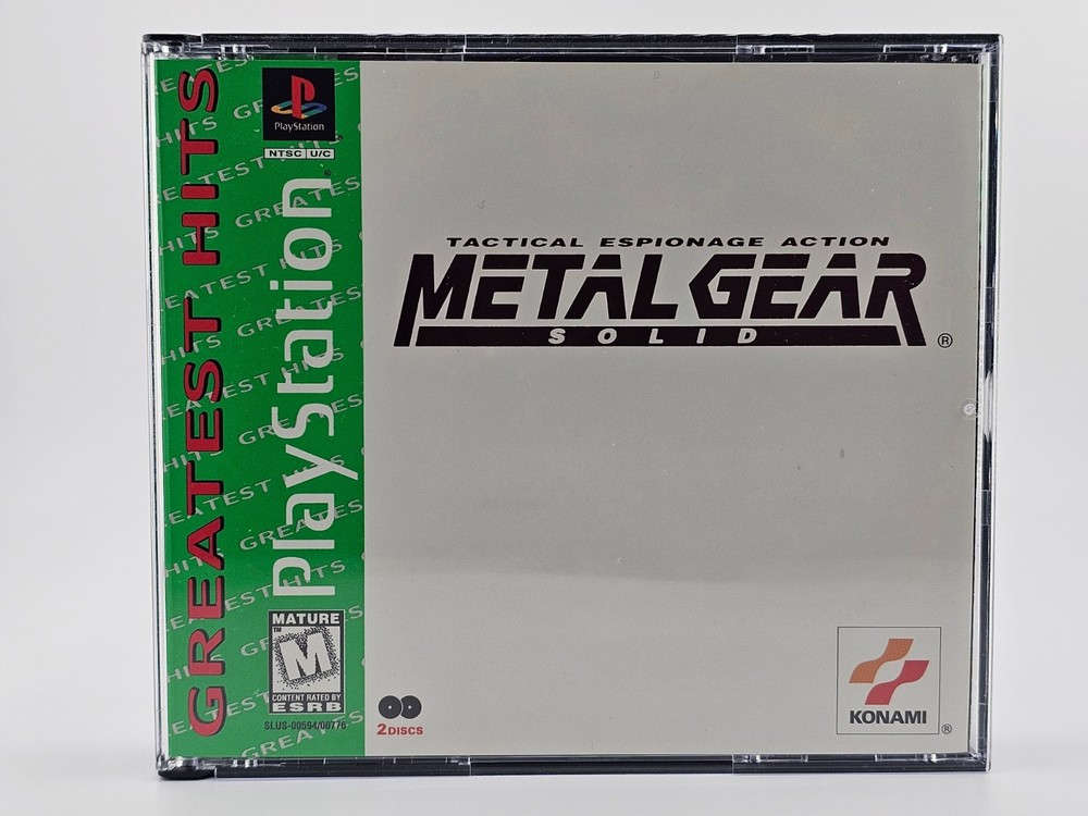 Sony Playstation 1 PS1 Metal Gear Solid CIB Cleaned & Tested