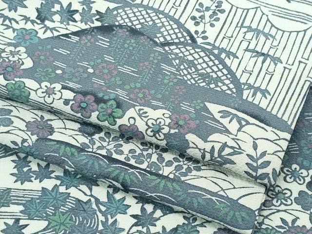 Heiwaya Kimono Small Pattern Silk Traditional Japanese Dress