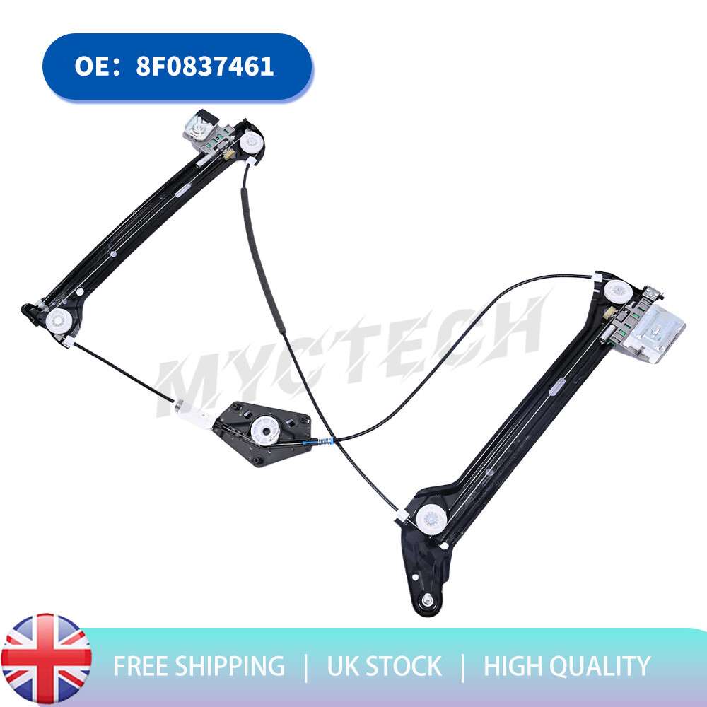 Front Passenger Side Window Regulator W/o Motor for Audi A5 8F Cabriolet 09-16