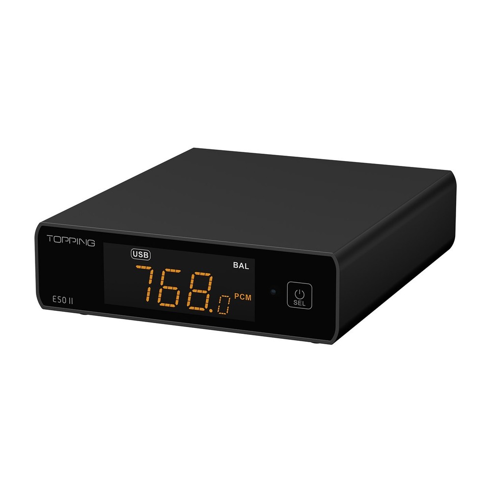 TOPPING E50II Hi-Res AK4497S DAC Decoder XMOS XU316 RCA/TRS Output Preamp DAC
