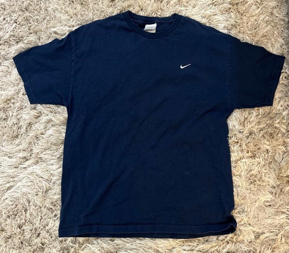 Vintage Nike Embroidered Swoosh T Shirt Tag Mens XL Red Y2K 90s Blue