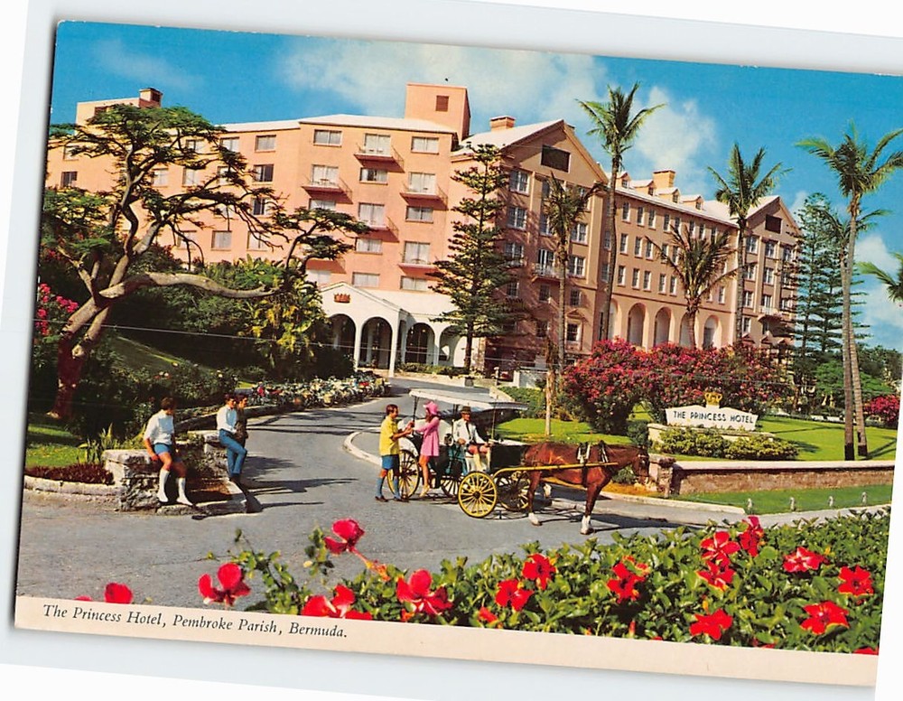 Postcard The Princess Hotel Pembroke Parish Bermuda British Overseas Territory