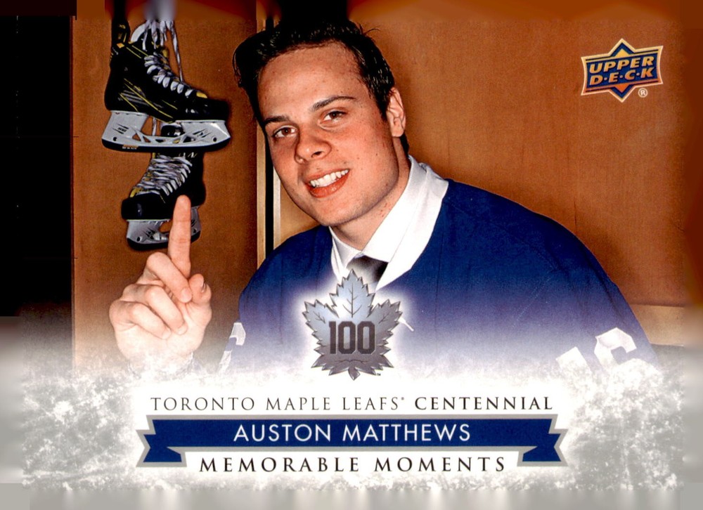 2017 Upper Deck Toronto Maple Leafs Centennial Auston Matthews